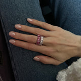 Multi Pink Eternity Band