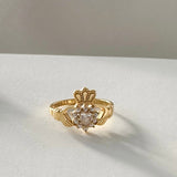 Lily White Ring