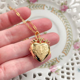 Heart Fleurs Locket