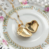 Heart Fleurs Locket