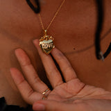 Gilded Heart Necklace