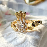 Lily White Ring