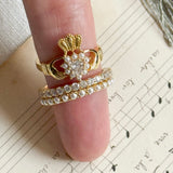 Royal Lily White Rings