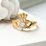 Lily White Ring