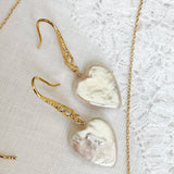 Heart Pearly Earrings