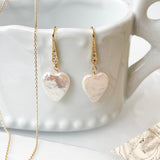 Heart Pearly Earrings