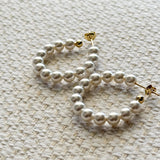 Manette Pearl Hoop