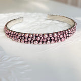 Pink Silver Bracelet