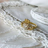 Lily White Ring