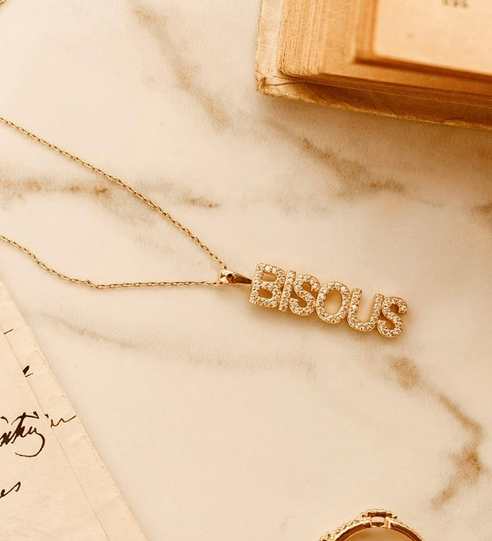 Bisous Bisous Necklace - bijoulimon.com