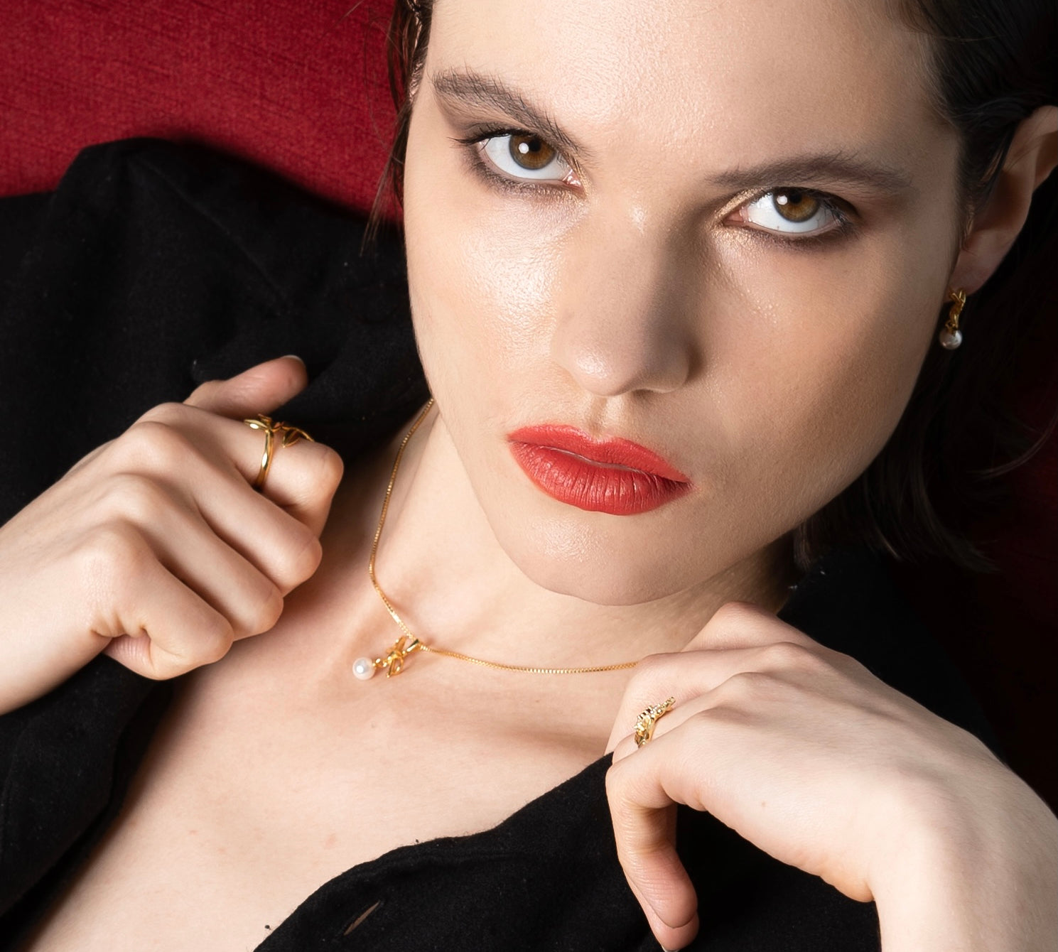 Cosette Bow Necklace - bijoulimon.com 2