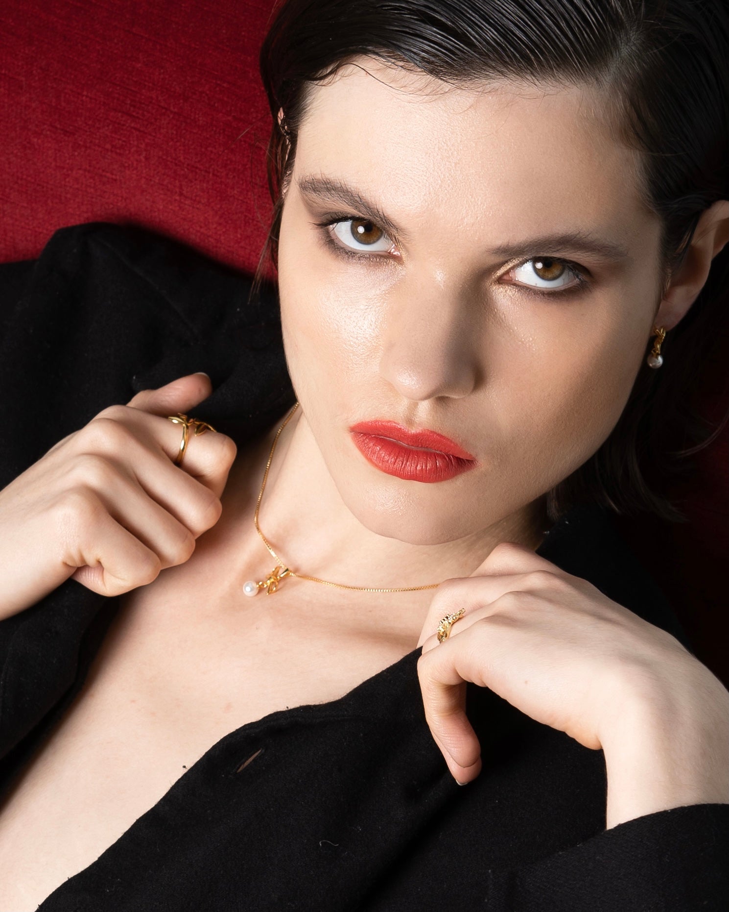 Cosette Bow Necklace - bijoulimon.com 2