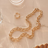 Interlocking Chain Necklace - bijoulimon.com 2